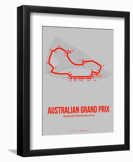 Australian Grand Prix 1-NaxArt-Framed Art Print