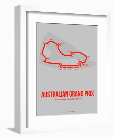 Australian Grand Prix 1-NaxArt-Framed Art Print