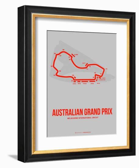 Australian Grand Prix 1-NaxArt-Framed Art Print