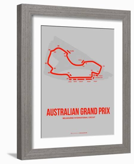 Australian Grand Prix 1-NaxArt-Framed Art Print