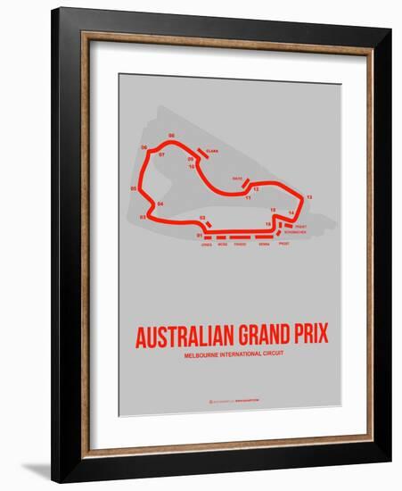 Australian Grand Prix 1-NaxArt-Framed Art Print