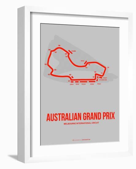 Australian Grand Prix 1-NaxArt-Framed Art Print