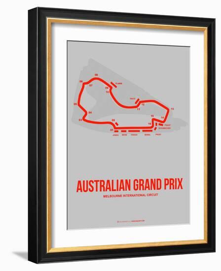 Australian Grand Prix 1-NaxArt-Framed Art Print