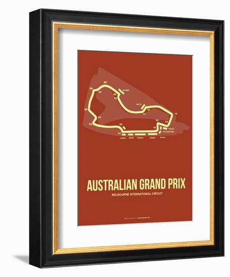 Australian Grand Prix 3-NaxArt-Framed Art Print