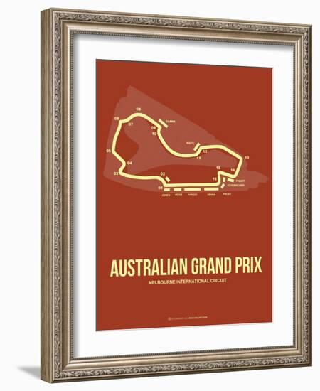 Australian Grand Prix 3-NaxArt-Framed Art Print