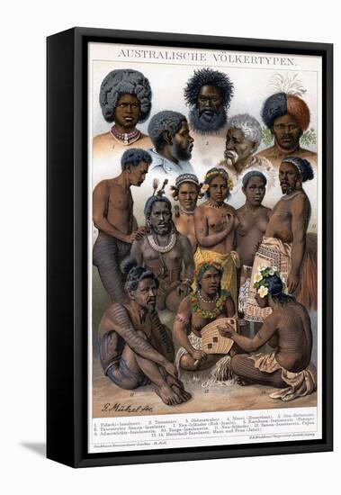 Australian Inhabitants, 1800-1850-G Mutzel-Framed Premier Image Canvas