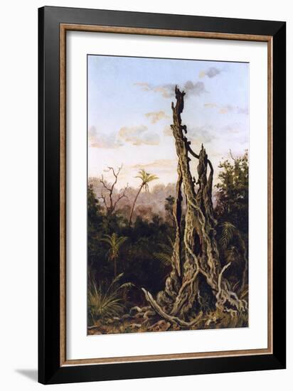Australian Landscape-Charles E Gordon Frazer-Framed Art Print
