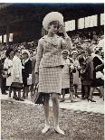 Jean Shrimpton (B.1942) at the Melbourne Cup in 1965-Australian Photographer-Framed Giclee Print