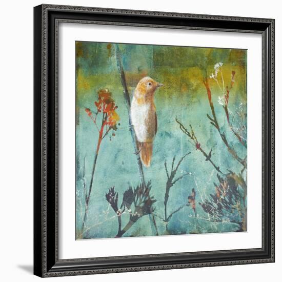 Australian Reed Warbler-Trudy Rice-Framed Art Print