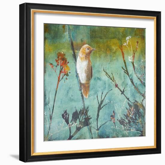 Australian Reed Warbler-Trudy Rice-Framed Art Print