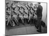 Australian Sales Girls with Spl Sashes Listen to a Sales Talk, Selby, North Yorkshire, 1965-Michael Walters-Mounted Photographic Print