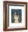 Australian Shepherd (Blue Merle)-John W^ Golden-Framed Art Print