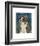 Australian Shepherd (Blue Merle)-John W^ Golden-Framed Art Print