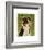 Australian Shepherd-John W^ Golden-Framed Art Print