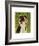 Australian Shepherd-John W^ Golden-Framed Art Print