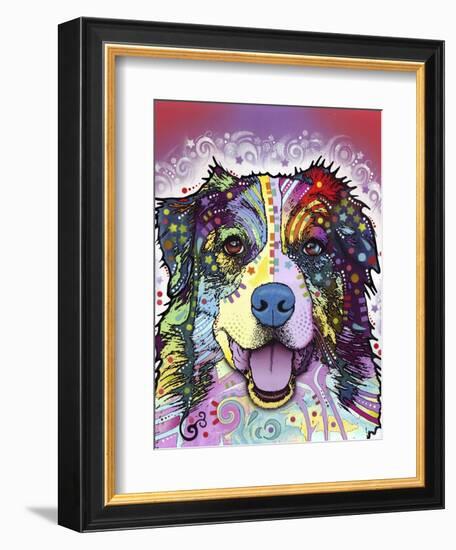 Australian Shepherd-Dean Russo-Framed Giclee Print