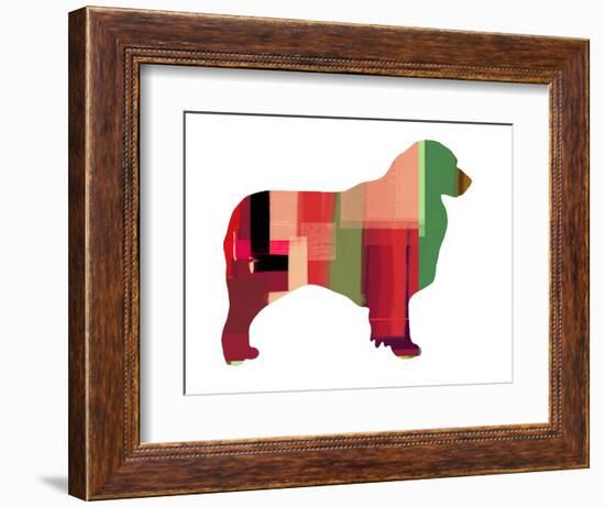 Australian Sheppard-NaxArt-Framed Art Print