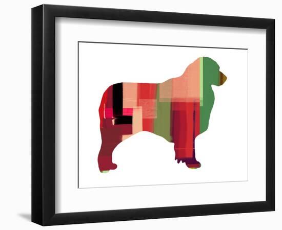 Australian Sheppard-NaxArt-Framed Art Print