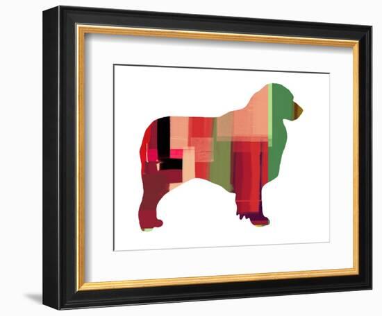 Australian Sheppard-NaxArt-Framed Art Print