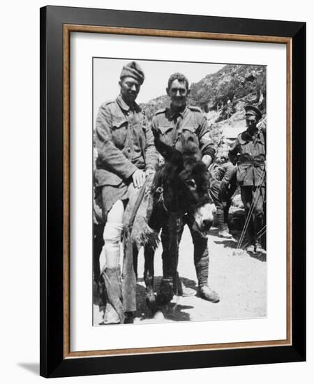 Australian Soldiers at Gallipoli During World War I-Robert Hunt-Framed Photographic Print