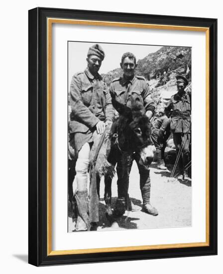 Australian Soldiers at Gallipoli During World War I-Robert Hunt-Framed Photographic Print