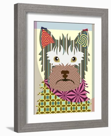 Australian Terrier-Lanre Adefioye-Framed Giclee Print