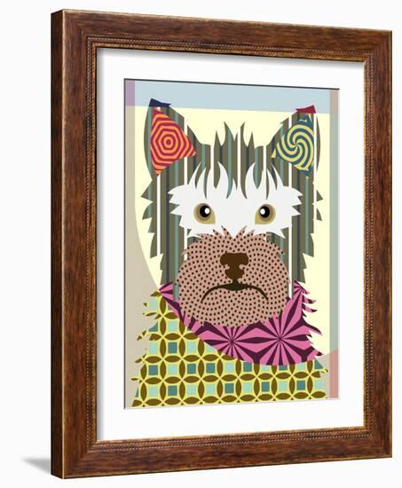 Australian Terrier-Lanre Adefioye-Framed Giclee Print