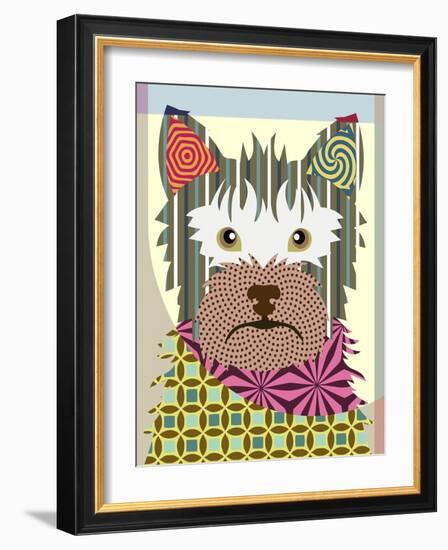 Australian Terrier-Lanre Adefioye-Framed Giclee Print