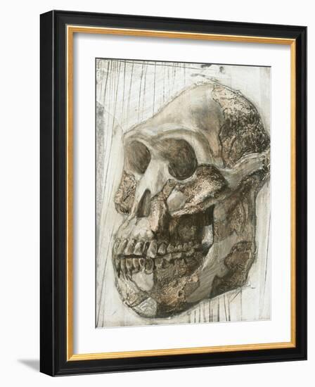 Australopithecus Afarensis Skull-Kennis and Kennis-Framed Photographic Print