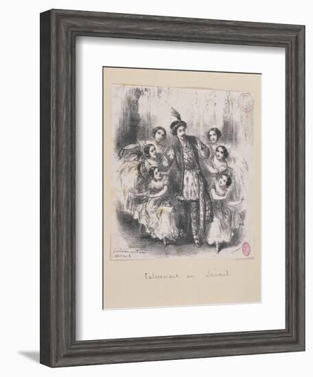 Austria, a Scene from the Opera the Abduction from the Seraglio-null-Framed Giclee Print