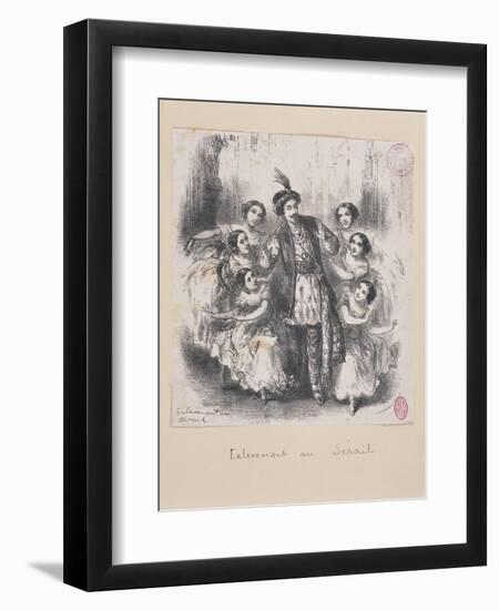 Austria, a Scene from the Opera the Abduction from the Seraglio-null-Framed Giclee Print