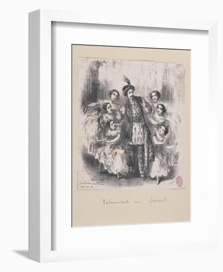 Austria, a Scene from the Opera the Abduction from the Seraglio-null-Framed Giclee Print