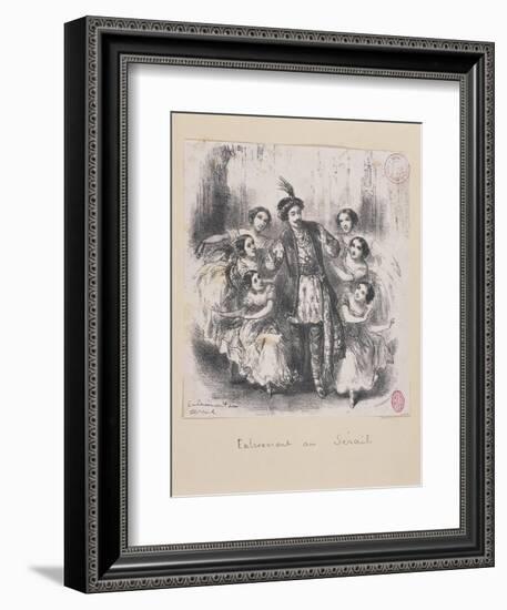 Austria, a Scene from the Opera the Abduction from the Seraglio-null-Framed Giclee Print