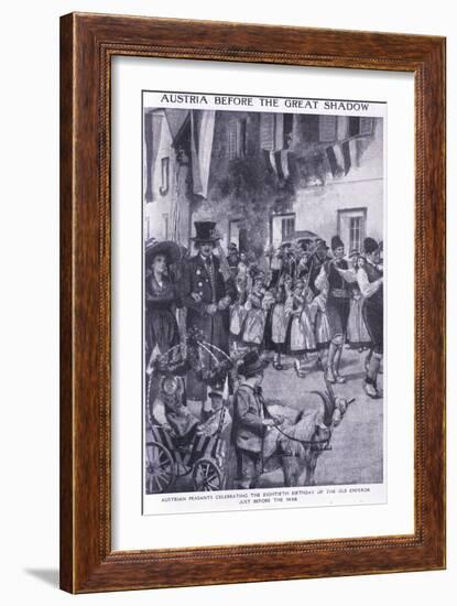 Austria before the Great Shadow-Charles Mills Sheldon-Framed Giclee Print