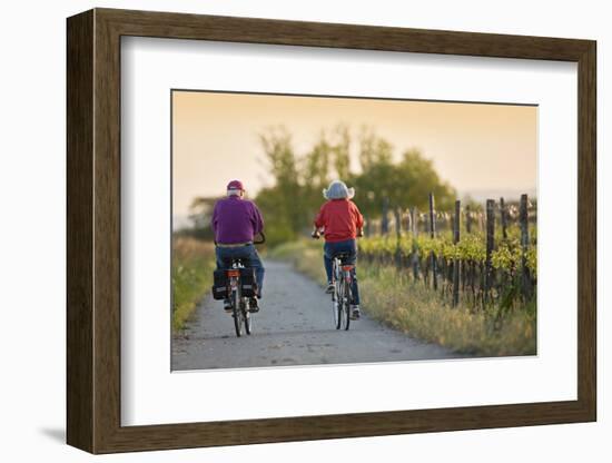 Austria, Burgenland, Neusiedlersee (Lake), Fertš National Park, Senior Citizen's Couple-Rainer Mirau-Framed Photographic Print