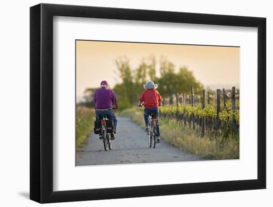 Austria, Burgenland, Neusiedlersee (Lake), Fertš National Park, Senior Citizen's Couple-Rainer Mirau-Framed Photographic Print