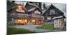 Austria, Carinthia, Katschberg, Cabins, Old, Rustic-Rainer Mirau-Mounted Photographic Print