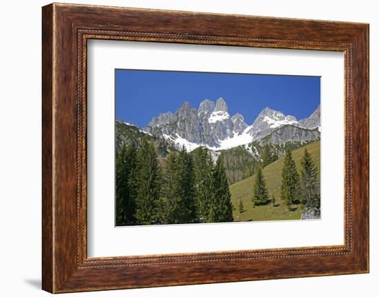 Austria, Filzmoos, Dachstein, BischofsmŸtze, Mountains-Alfons Rumberger-Framed Photographic Print