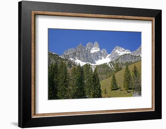 Austria, Filzmoos, Dachstein, BischofsmŸtze, Mountains-Alfons Rumberger-Framed Photographic Print