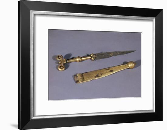 Austria, Hallstatt, Gold Dagger and Scabbard, Tomb 696-null-Framed Giclee Print