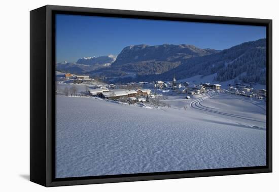 Austria, Hinterthiersee-Ludwig Mallaun-Framed Premier Image Canvas