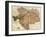 Austria-Hungary - Panoramic Map-Lantern Press-Framed Art Print