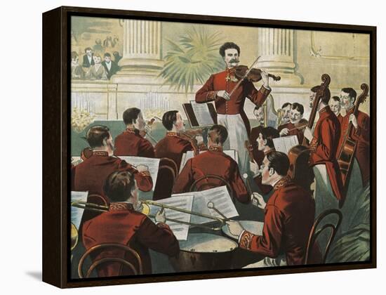 Austria, Johann Strauss-null-Framed Premier Image Canvas