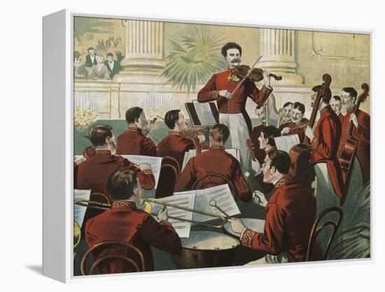 Austria, Johann Strauss-null-Framed Premier Image Canvas