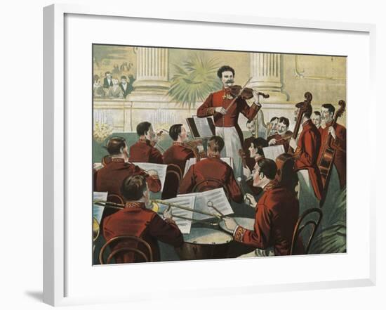 Austria, Johann Strauss-null-Framed Giclee Print