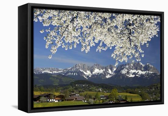 Austria, Kitzbuehel-Ludwig Mallaun-Framed Premier Image Canvas