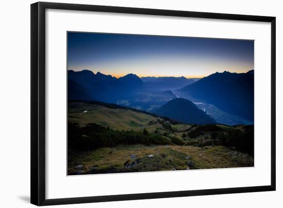 Austria, Obsteig, Morning Mood on the Simmeringalm-Ludwig Mallaun-Framed Photographic Print