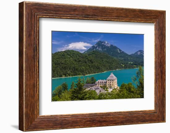 Austria, Salzburg Country, Salzkammergut, Fuschl Am See, Lake Fuschlsee-Udo Siebig-Framed Photographic Print