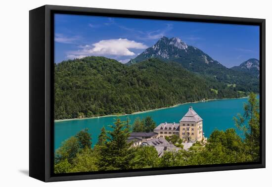 Austria, Salzburg Country, Salzkammergut, Fuschl Am See, Lake Fuschlsee-Udo Siebig-Framed Premier Image Canvas