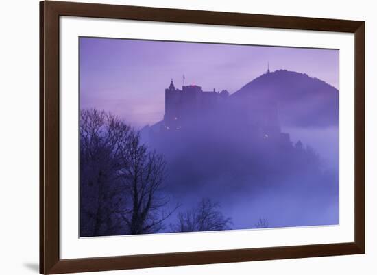 Austria, Salzburg, Festung Hohensalzburg Castle-Walter Bibikow-Framed Photographic Print